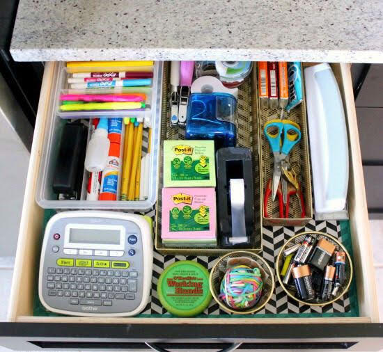 Oganized Junk drawer